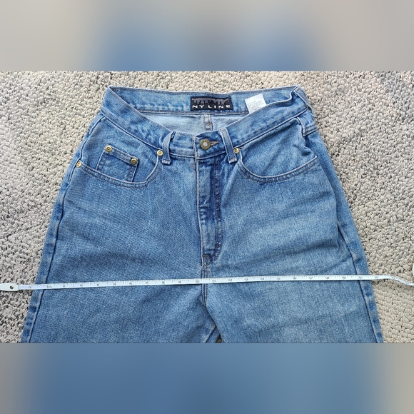 Vintage NY Line Mom Jeans Sz 8 Tapered Fit High Waist - Picture 7 of 16